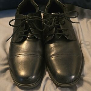 Nunn Bush Black Leather Oxford Shoes